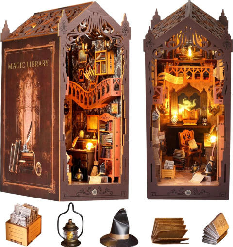 BOOK NOOK DIY - magic library BOOK NOOK DIY - magic library