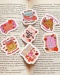 Naklejki handmade - Bookish fall vibe 5 sztuk