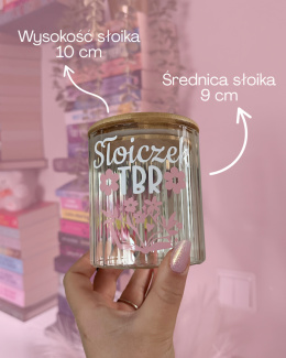 Słoik TBR 10cm - książki do przeczytania